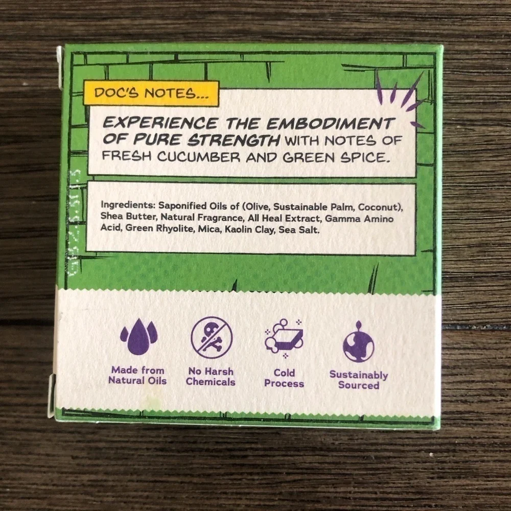 Dr. Squatch Marvel Limited edition Scrub Smash Men’s Natural soap heavy grit